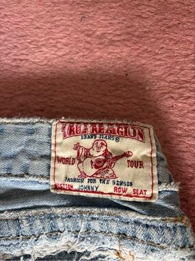 True Religion Light Blue Denim Jeans with Red Label